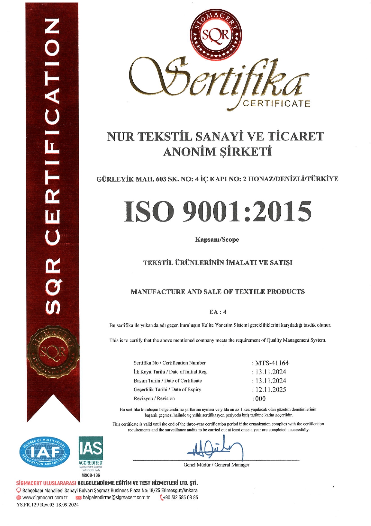 ISO 9001:2015